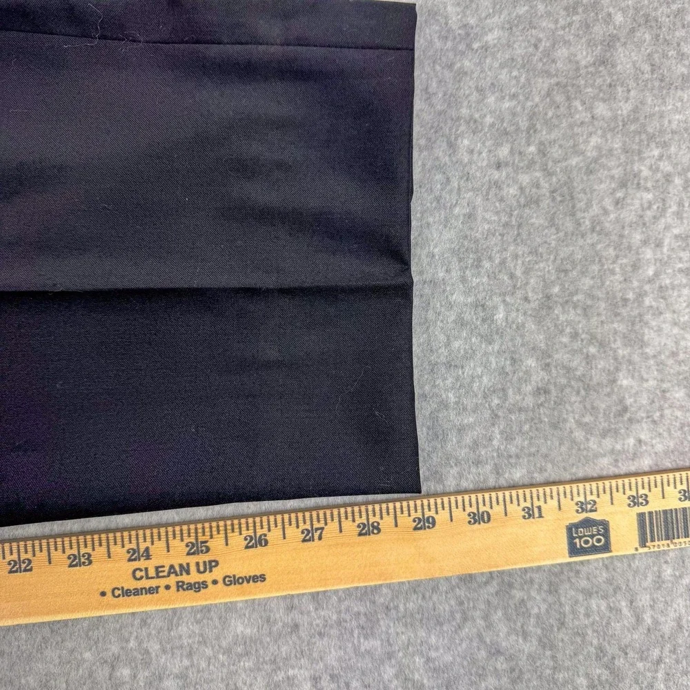 Jos A Bank Dress Pants Mens 35 Black Wool Pleated‎ Straight Classic Office 36x29